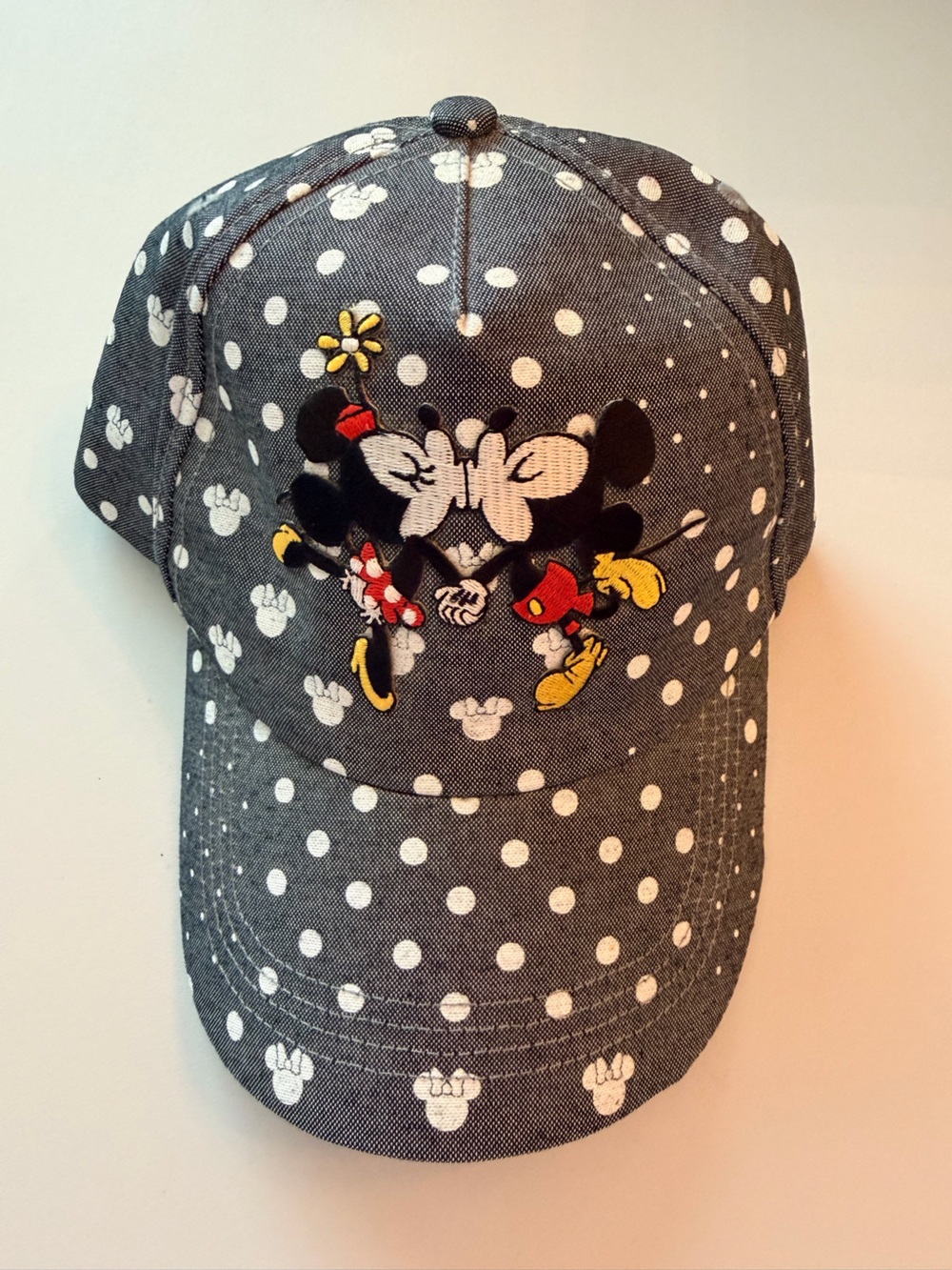 Disney Parks Gray Polka Dot Minnie Mouse/Mickey Mouse